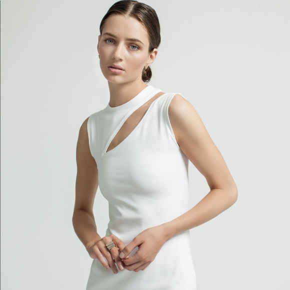 Fitted Dress with Cut Off - Picture 3 of 4